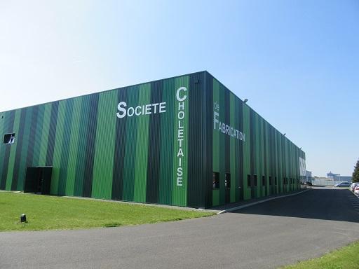 Batiment du siège social de la Société Choletaise de Fabrication près de Cholet (département 49)